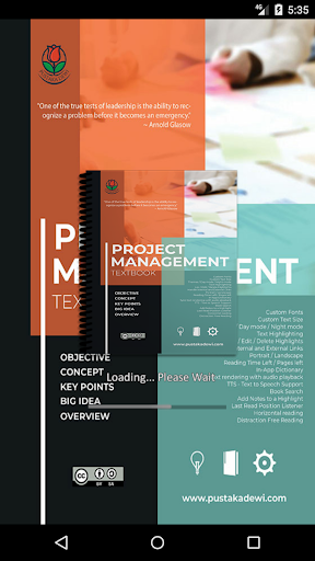 Android application Project Management Textbook screenshort