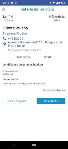 PestWare App Screen 3