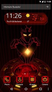 Red Iron Hero 3D Theme For PC installation