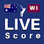 AUS vs WI Live Cricket Score