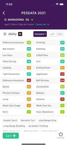 تطبيق PESData - eFootballDB  PESDB برو4