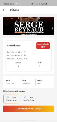 PassPro Vendeur Screen 2