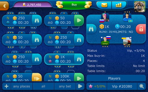 Poker LiveGames online 20