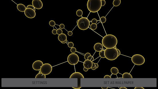 Crystal Particle Plexus 3D Liv Screenshot