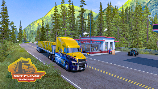 Truck Simulator : Trucker Game androidhappy screenshots 1