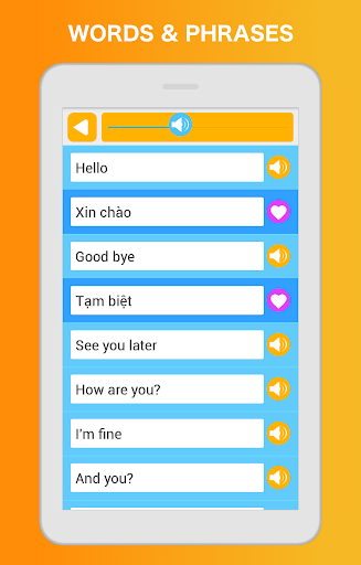 Screenshot of Learn Vietnamese Language
