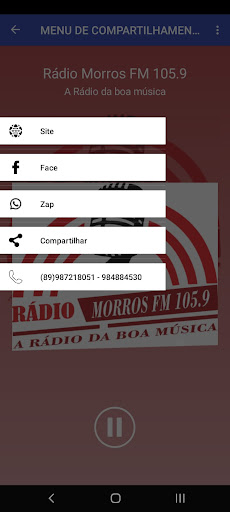 Rádio Morros FM 105.9 Screen 2