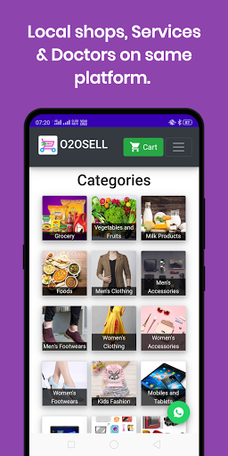 Android application O2OSell Marketplace (India) screenshort