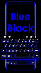 Blue Black Keyboard Theme Unknown