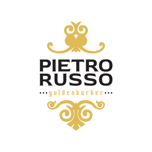 GOLDEN BARBER Pietro Russo logo