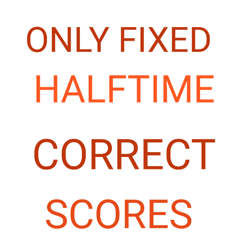 ONLY FIXED HALFTIME CORRECT SCORES