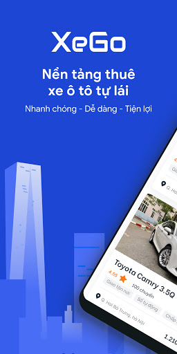 Android application XeGo - Thuê xe tự lái screenshort
