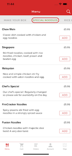 Hot Wok Walsall Screen 2