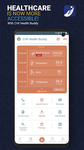 Android application CHI Health Buddy screenshort