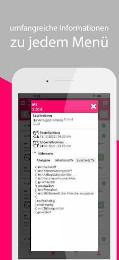 Holzke Menü Screen 3