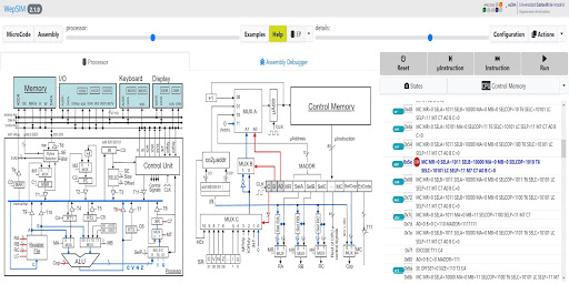 WepSIM Screen 3