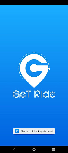 Android application Get Ride screenshort