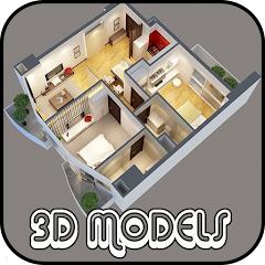 3D Models-Home Designs 3d icon