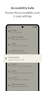 Outils d'accessibilité Android