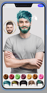 Men Hairstyle And Beard Editor
