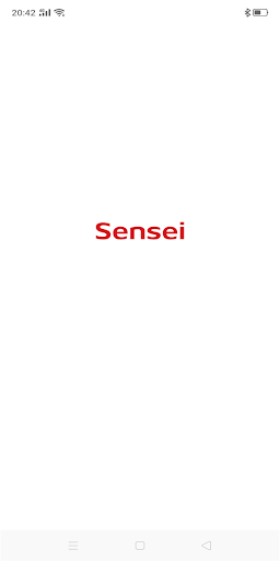 Android application Sensei screenshort