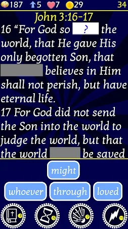 Game screenshot Play The Bible Word Match hack