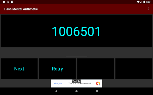 Flash mental arithmetic screenshot 14
