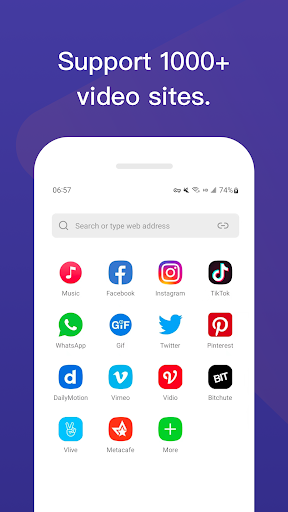 Android application Download Support screenshort