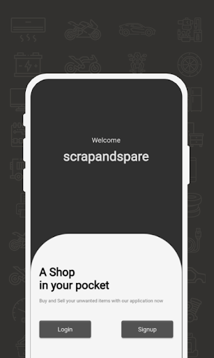Android application Scrapandspare screenshort
