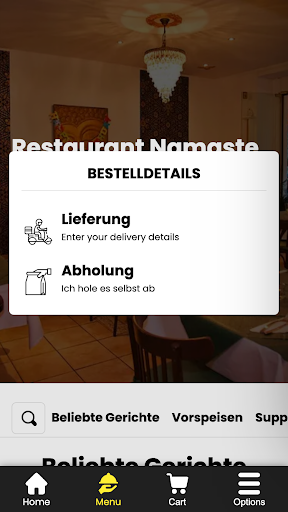 Restaurant Namaste Screen 3