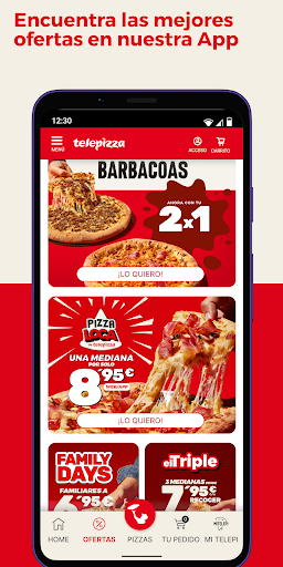 Telepizza Comida a Domicilio Screenshot 2 - AppWisp.com