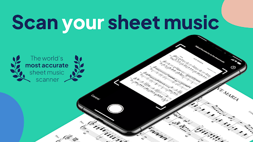 Screenshot of Halbestunde Sheet Music Reader