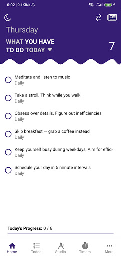Remake U - Change your habits Screen 2