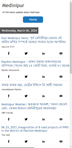 Medinipur(Midnapore) News Screen 2