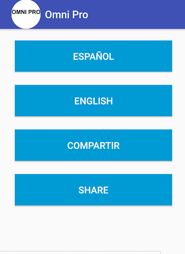 Android application Omni Pro screenshort