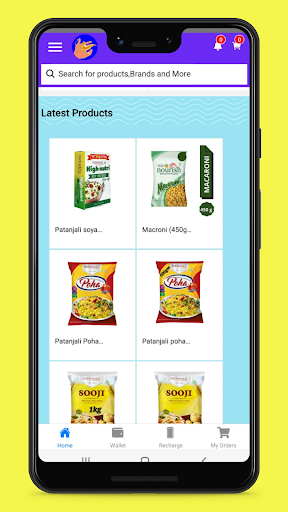 Android application Solution Basket screenshort