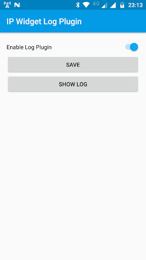 IP Widget Log Plugin Screen 2