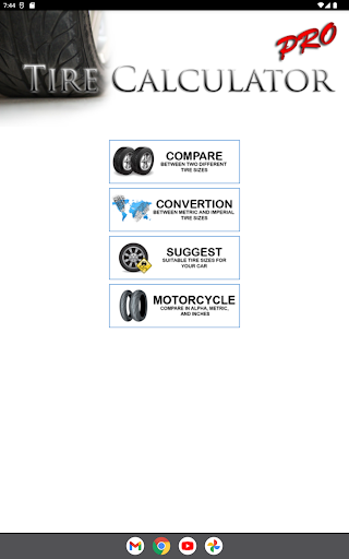 Tire Calculator PRO Apps on Google Play