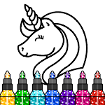 Unicorn Coloring Book & Games