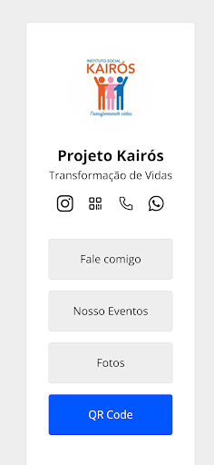 Android application Projeto Kairós screenshort
