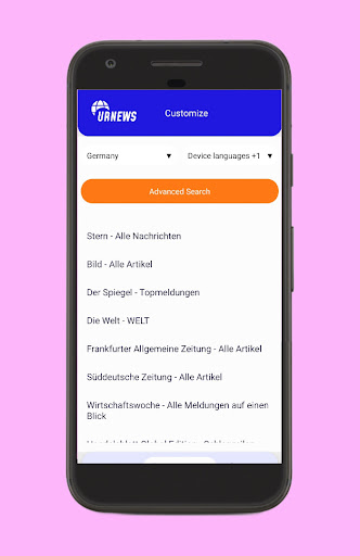 UrNews Screen 3