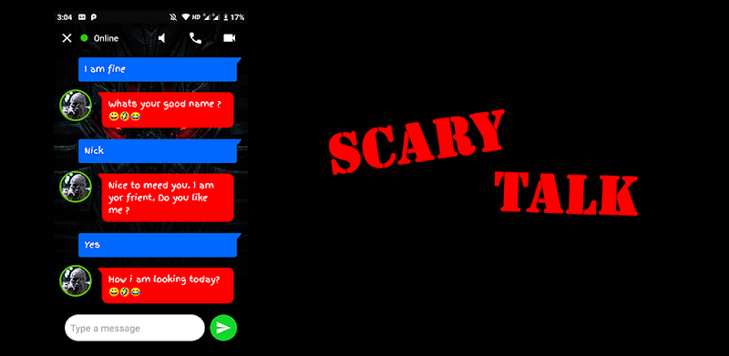 Scary Talk : Fake video call and chat prank