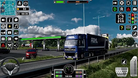 歐洲貨運卡車模擬器遊戲 3d