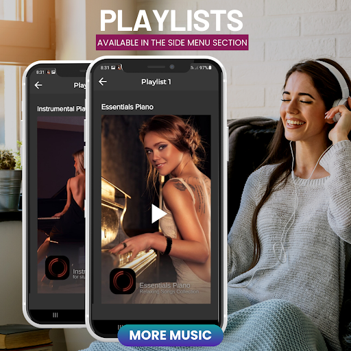 Screenshot of Piano Music Radio