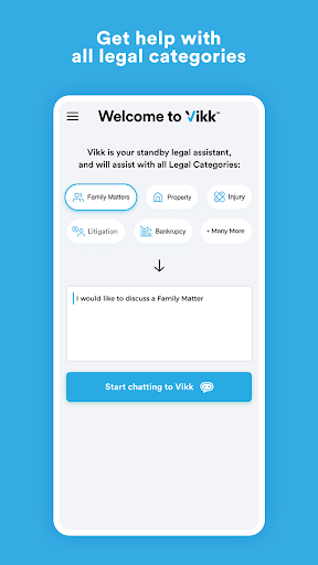 Vikk - AI Legal Assistant Screen 2