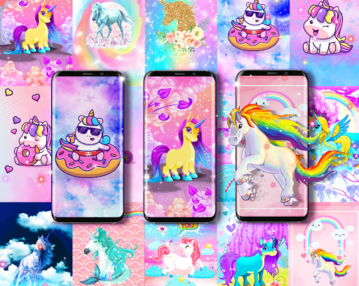 Android application Unicorn live wallpaper screenshort