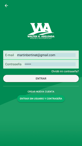 Android application Walter H. Abelenda screenshort