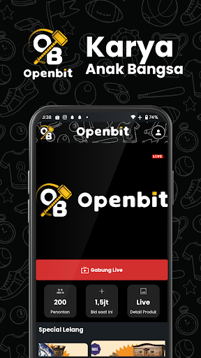 Android application Openbit screenshort