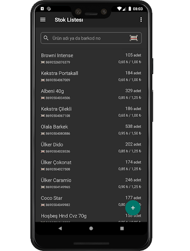 Stok Takip Uygulaması Screen 2