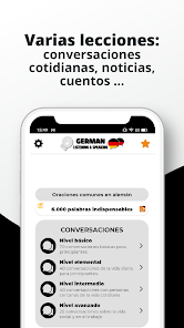 Captura 3 Alemánーescuchando y hablando android